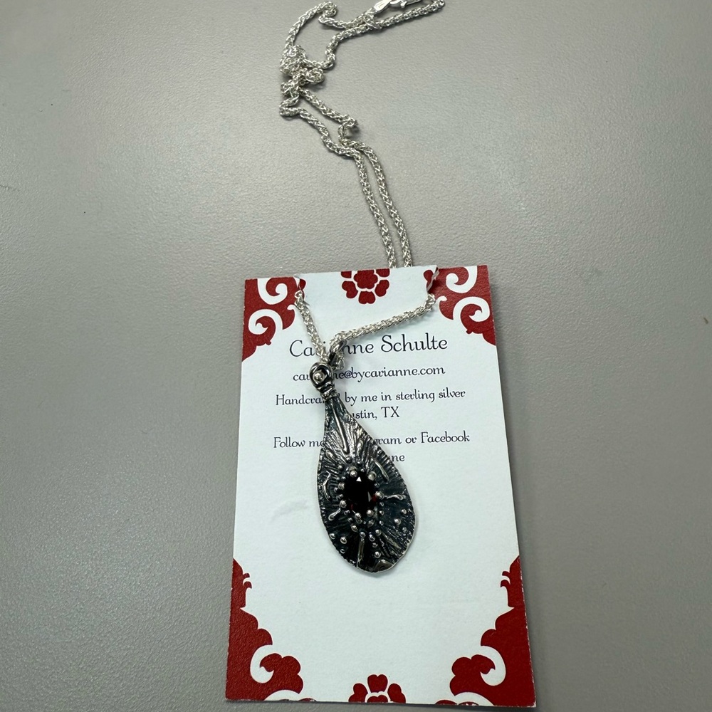 Carianne Schulte Sterling Silver Pendant Necklace